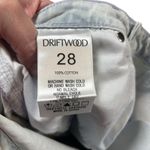 Driftwood NEW  LULU Denim Jean Short Embroidered Scalloped Hem Beach Sz 28 $118 Photo 7