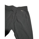 Hurley  Leggings Women's Size Medium Black Pocketed Track Pants Elastic Ankle Photo 10