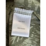 Seregenti Floral Chiffon Sheer 3/4 Sleeve Blouse Size 1X Slit Neck Pleats Button Green Photo 7