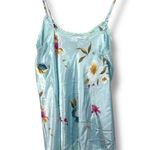 Morgan Taylor Intimates Blue Floral Slip Cami Top Photo 7