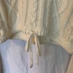 Aeropostale  Ivory Knit Sweater Size Medium Photo 3