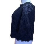 Sophie Rue  Black Lace Off The Shoulder Top Size XL Photo 2