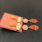 House of Harlow 1960 | Multicolor Stone Dangle Earrings Orange Photo 2