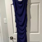 Nicole Miller Nicole miller maxi bodycon rouched blue/ purple size 4 dress Photo 0