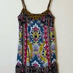 Anthropologie  Paisley Velvet Slip Dress Womens Size S Photo 4