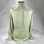 Celebrity Pink Military Jacket Womens L Green Utility Pockets Outdor Long Sleeve Size L Photo 1