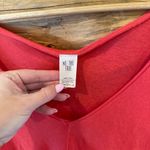 We The Free FREE PEOPLE Womens Hot Coral Layered Sleeveless Trapeze Top Photo 5