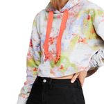 Free People Thinkin About You Tie Dye Hoodie~XS on tag, more like oversized med Photo 2