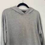 Eileen Fisher Stretch Terry Hooded Top Tencel Lyocell Gray Women's Size Large Photo 5