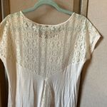 Eyelash Couture  Cream Lace Women's top medium Photo 7