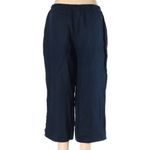 J Jill Love‎ Linen Seaside Blue Cropped Pants MP Size undefined Photo 3