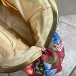 Vintage Floral Beaded Kiss Lock Clutch Evening Bag chain crossbody Red Photo 12