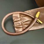 Vintage Unsigned Brown Soft Genuine Leather Women’s Dress Belt Size One Size Photo 6
