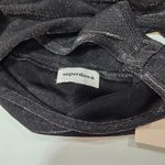 superdown Priya Cross Back Bodysuit in Black Metallic Photo 8