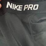 Nike Pro Compression Athletic Crop Black Leggings Pants Sm Photo 2