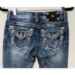 Miss Me Women's Embellished Bling Flap Pockets Signature Rise Bootcut Jeans 27 Photo 1