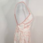 Adrea Pink and White Maxi Dress Size Small Pink Chiffon Wedding Guest Dress Photo 4