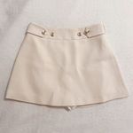 Japanese Kawaii Style Balletcore Sailor Button Cream Ivory Mini Skirt Skort Size XS Photo 5