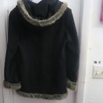 Preston & York  women's wool hooded jacket in black size 8. Photo 4