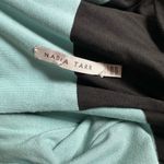 Butter by Nadia Tarr Designer Maxi Dress Rare Aqua Blue Black Dramatic Couture Size M Photo 2