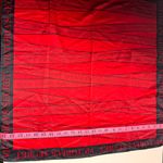 Victoria's Secret Red and Black Logo Fashion Statement Scarf NWT Photo 3