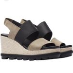 Sorel EUC Joanie I| Leather Slingback Jute
Wedge Sandals Size 8.5 Photo 1