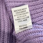 Pistola  NWT Eva Crew Neck Pullover Sweater Taro Lavender Lilac Small Distressed Photo 5