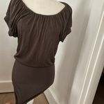Black Halo  draped top fitted bottom mini dress. Silky feel. Very cute! Photo 1