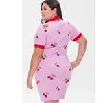 Forever 21 NWT  Plus Size Cherry Print Sweater Dress Photo 3