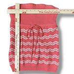 Guess Strapless Knit Top Womens Size M Striped Pink White Y2K Photo 2