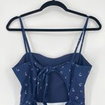 French Connection  Spaghetti Strap Cottage Core Open Back Sweetheart Mini Dress 8 Photo 6