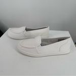Not Rated Womens Mackerel Canvas Slip On Sneaker in White size 8 with box Photo 5