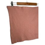 EXPRESS New  Top Womens XL Pink Strapless Knit Ribbed Cami Classic Dressy Cropped Photo 9