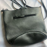 joe's jeans Joe’s Jeans Bucket Metallic Gray Bag Metal Ring Crossbody Purse Handbag Photo 4