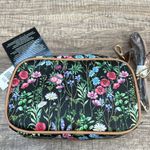 NWT HSN IMAN Global Chic Floral Print Crossbody Bag Black Photo 7