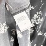 Cami NYC  Lila Tie Detail Floral Silk Blouse Long Sleeve Black Small S Photo 7