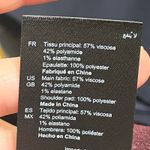 Sandro Women's Burgundy Ribbed Knit Long Sleeve Mini Dress Size XS Photo 11