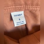 Old Navy High Waist Button Up Down Mauve Mini Skirt Pockets 100% Cotton Size 6 Photo 4