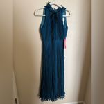 Jill Stuart Jill Jill‎ Stuart High Neck Pleated Gown in Jasper Green Size 0 NEW Photo 1