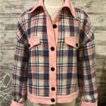 Boutique Plaid  Button-Up Shacket  Photo 1