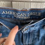 American Eagle Mom Medium Blue High Waisted Denim Jeans  Photo 1