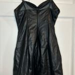 ZARA Faux Leather Mini Dress Photo 1
