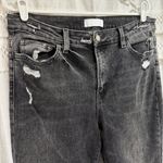 Velvet by Flying Monkey Cement High Rise Skinny Distressed Ripped Black Gray Size 32 Photo 3