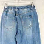 BlankNYC Denim Mom Jogger Jeans Size 27 Balloon Leg Elastic Waist Blue Photo 4