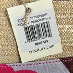 Trina Turk NWT  Crossbody Rainbow Petals Purse Natural Pink Photo 7