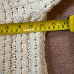 Aerie Cable Knit Quarter Zip Sweater XS Crochet Long Sleeve Oversized turtleneck Photo 4