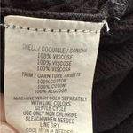 O'Neill O’Neill Black Crochet Coverup Mini Dress Beachy Boho Viscose Sheer Vacation Photo 8