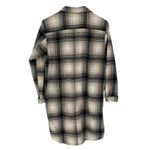 Grace + Karma Womens Plaid Flannel Button Down Shacket Jacket Multicolor Medium Tan Photo 3