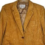 Vintage The F.L. Collection Corduroy Blazer‎ Tan Size 16 Photo 1