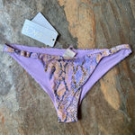 l*space L* Roxette Bikini Bottoms in Serpentina Print NWT Size XS Bitsy Cut Photo 0